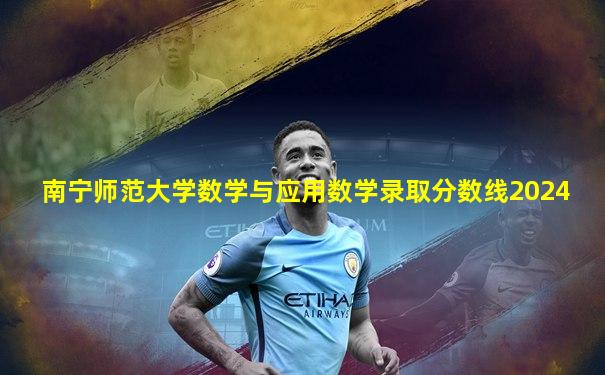南宁师范大学数学与应用数学录取分数线2024