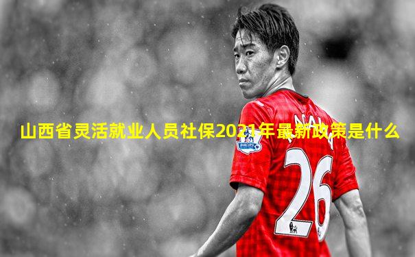 山西省灵活就业人员社保2021年最新政策是什么